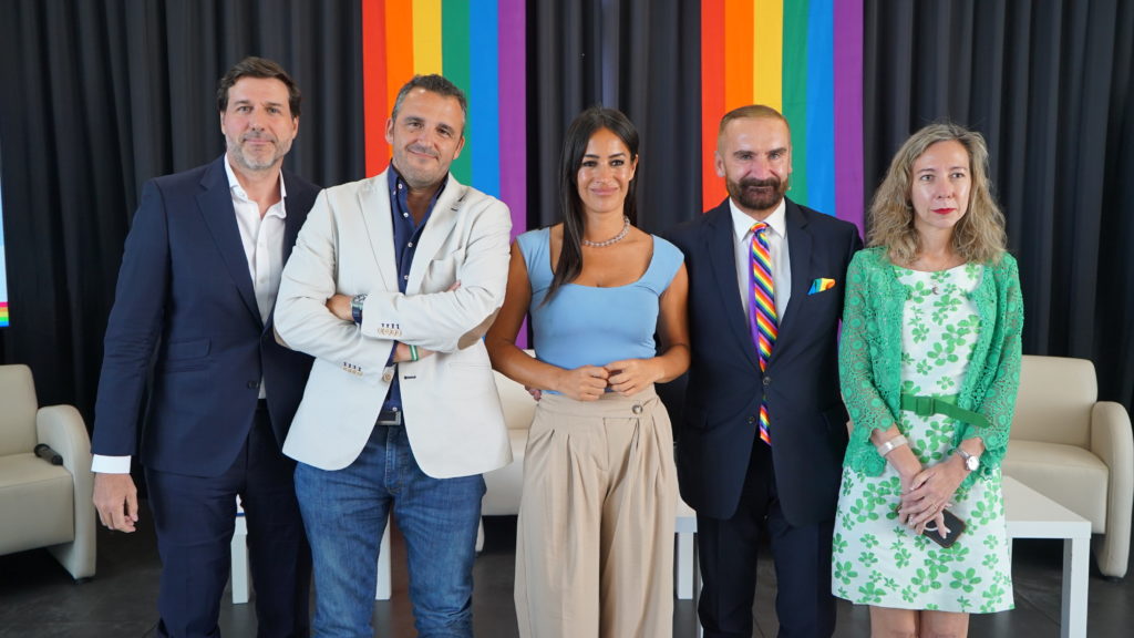 Eduardo Prieto (VISA), Curro Rodríguez (LY Company Group), Begoña Villacís (BeDisruptive), Euprepio Padula (Padula&Partners) y Patricia Sanz (ONCE)
